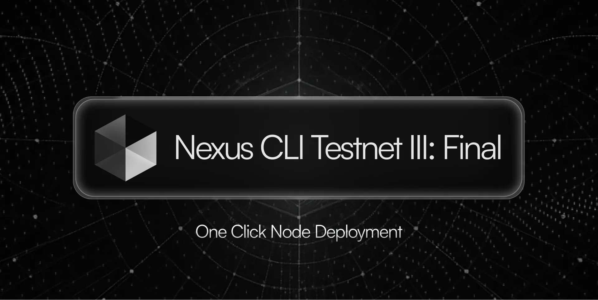 Tutorial: Nexus CLI Testnet III